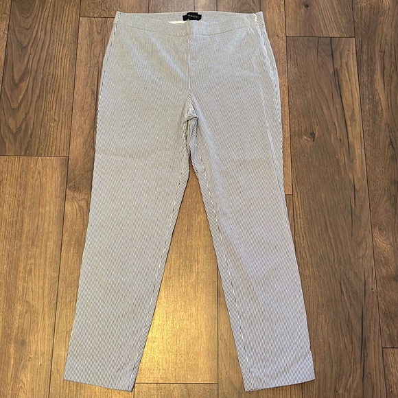 Talbots Chatham ankle pant blue and white size 10 - Picture 1 of 6